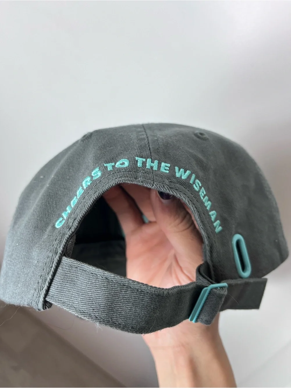 Dutch Bros Coffee Cheers To‎ The Wiseman Gray Adjustable Hat Oregon PNW Unisex